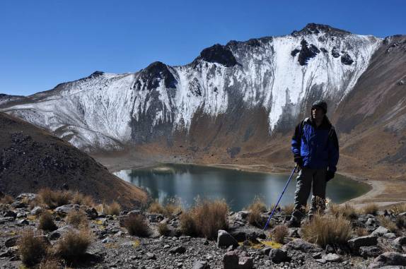A incrível paisagem da cratera do Nevado de Toluca, na região central do México
